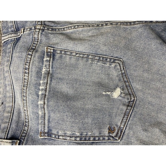 Kut Jean Shorts Womens 12 Light Blue Cutoff Distressed Denim Faded High Rise 90s - Picture 11 of 13